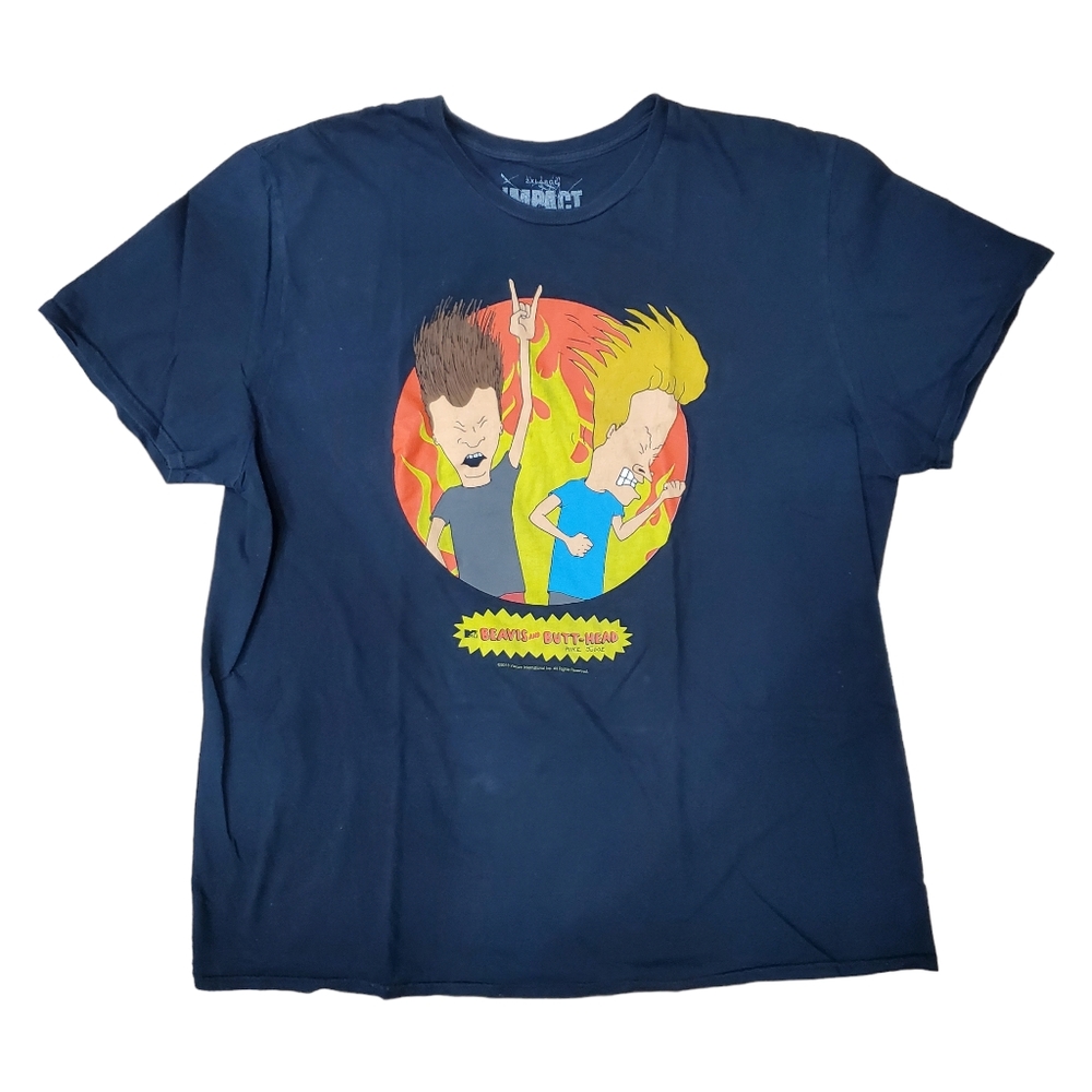 BEAVIS and BUTT-HEAD Shirt MTV Cartoon Novelty Funny